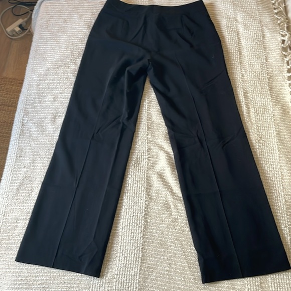 EUC Akris punto black wool straight leg pants, size 8 - Picture 5 of 5